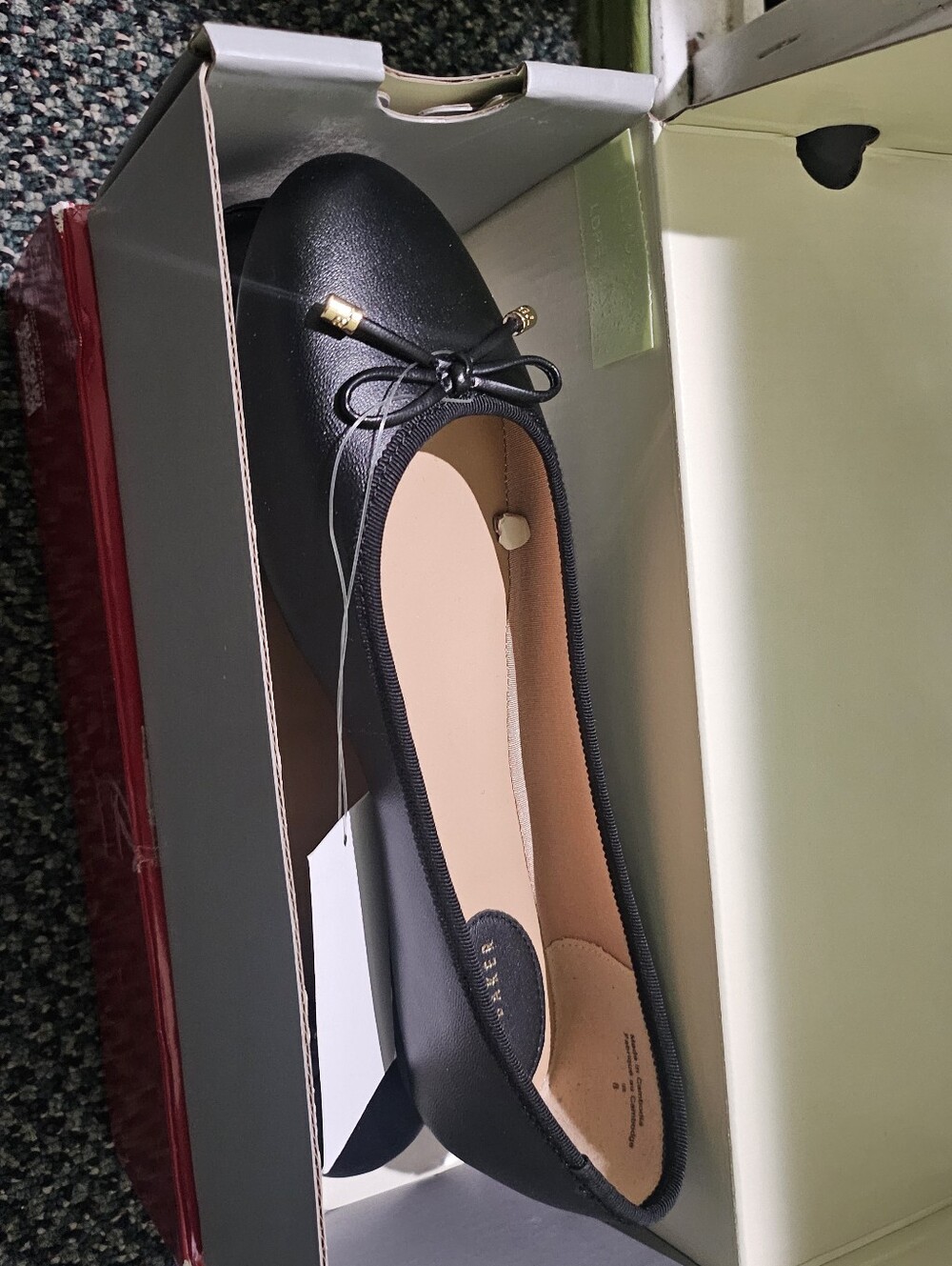 Ted Baker Black Bow Ballet Flat